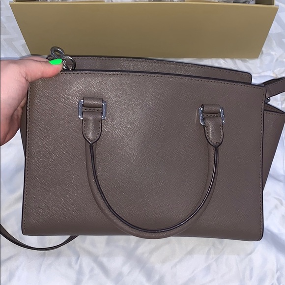 MICHAEL KORS Selma MD TZ Satchel- Cinder - Picture 10 of 15